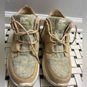 Sorel Tan and Gray Women's Sneakers